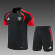 MANCHESTER UNITED 2026/27 TRAINING KIT SHIRT + SHORT - Black - front