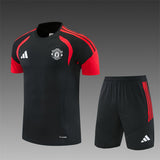 MANCHESTER UNITED 2026/27 TRAINING KIT SHIRT + SHORT - Black - front