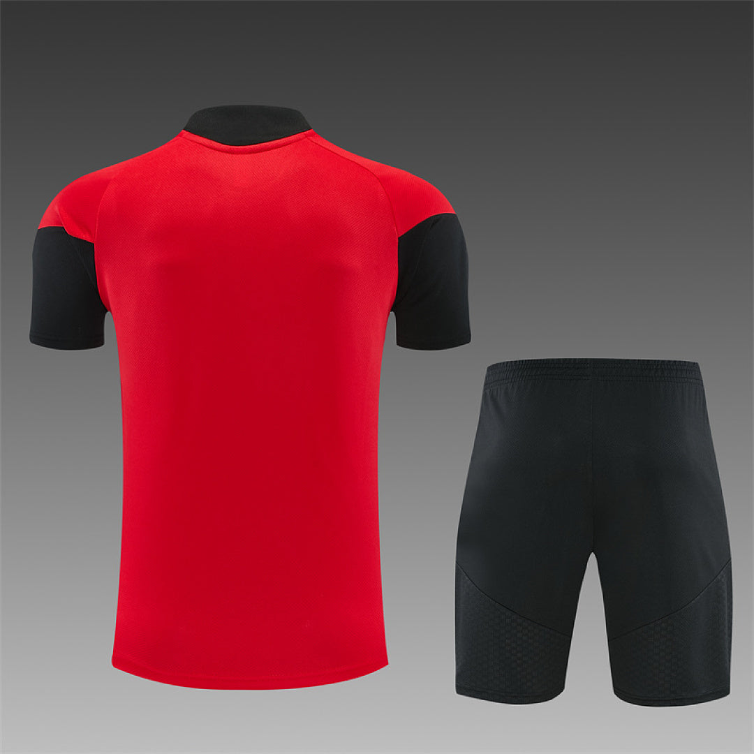 MANCHESTER UNITED 2026/27 TRAINING KIT SHIRT + SHORT - Red/White - back