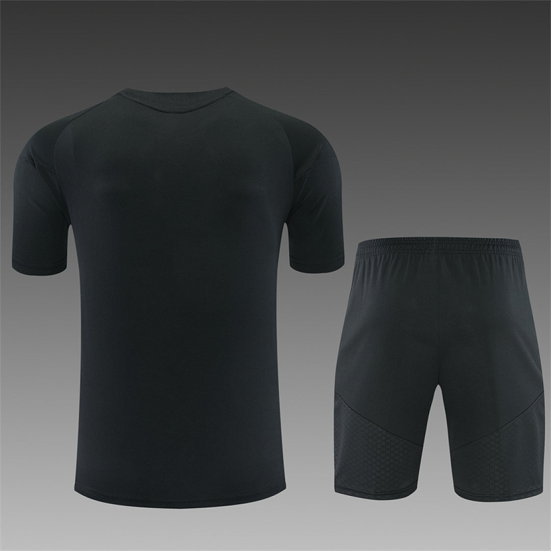 REAL MADRID 2026/27 TRAINING KIT SHIRT + SHORT - Black/Pink - back