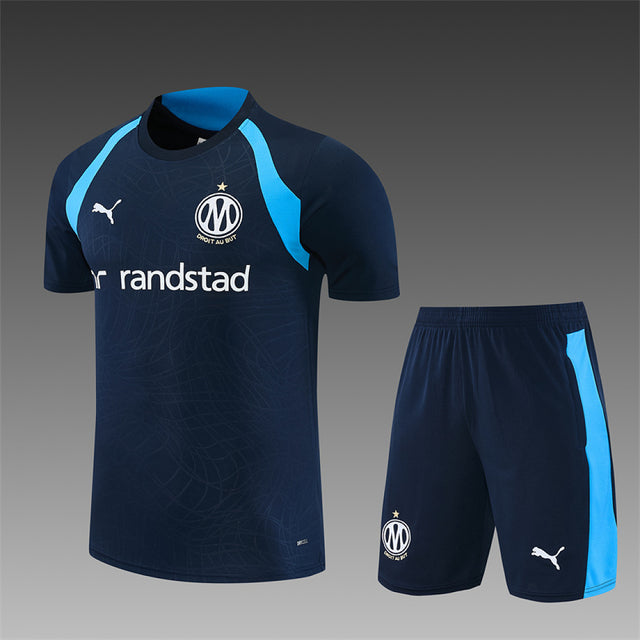 MARSEILLE 2026/27 TRAINING KIT SHIRT + SHORT - Navy - front