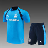 MARSEILLE 2026/27 TRAINING KIT SHIRT + SHORT - Light Blue - front