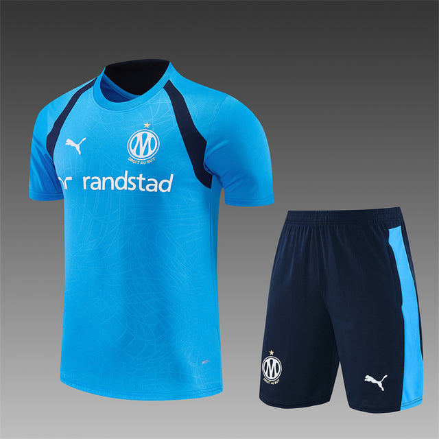 MARSEILLE 2026/27 TRAINING KIT SHIRT + SHORT - Light Blue - front
