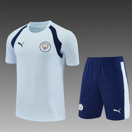 MANCHESTER CITY 2026/27 طقم تدريب قميص + شورت - أزرق فاتح