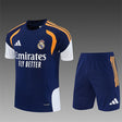 REAL MADRID 2026/27 TRAINING KIT SHIRT + SHORT - Navy/Orange - front