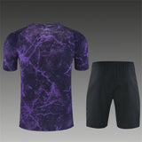 BARCELONA 2026/27 TRAINING KIT SHIRT + SHORT - Purple Camo - back