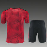 FEYENOORD 2026/27 TRAINING KIT SHIRT + SHORT - Black/Red Camo - back