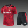 FEYENOORD 2026/27 TRAINING KIT SHIRT + SHORT - Black/Red Camo - front