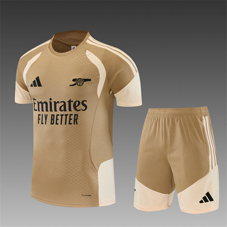 ARSENAL 2026/27 TRAINING KIT SHIRT + SHORT - Gold