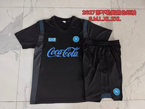 NAPOLI 2026/27 TRAINING KIT SHIRT + SHORT - Black