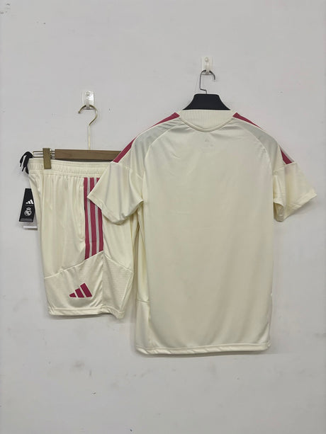 REAL MADRID 2026/27 TRAINING KIT SHIRT + SHORT - Cream