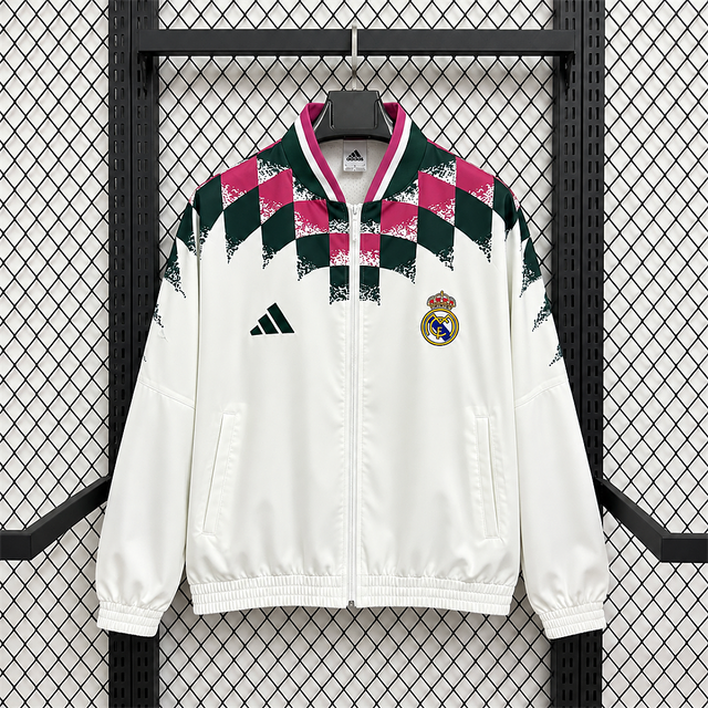 REAL MADRID 2026/27 STADIUM WINDBREAKER JACKET - White
