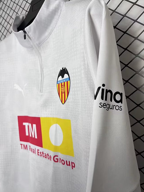 Valencia 2026/27 Felpa Allenamento - Bianco