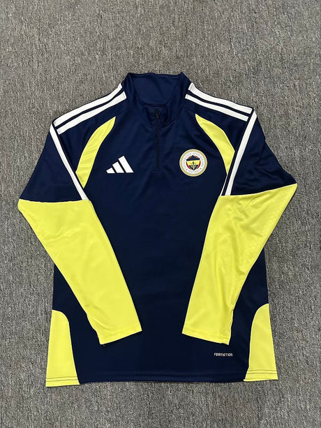 Fenerbahce 2026/27 Felpa Allenamento - Blu Navy/Giallo