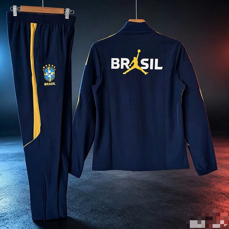 Brazil 2026 Vindtät Träningsoverall - Marinblå, Jordan