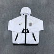 ENGLAND 2026 HOODED WINDBREAKER JACKET - White