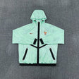 FRANCE 2026 HOODED WINDBREAKER JACKET - Mint