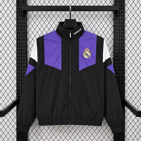 REAL MADRID 2026/27 WINDJACKE - Schwarz/Lila