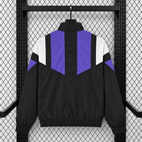 REAL MADRID 2026/27 WINDJACKE - Schwarz/Lila