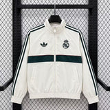 REAL MADRID 2026/27 WINDBREAKER JACKET - White/Green