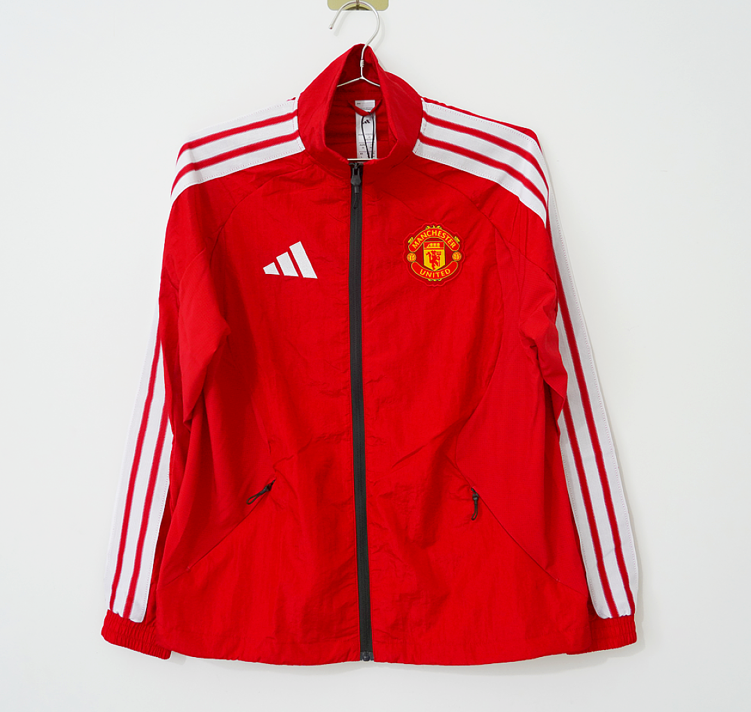 MANCHESTER UNITED 2026/27 WINDBREAKER JACKET - Red/White