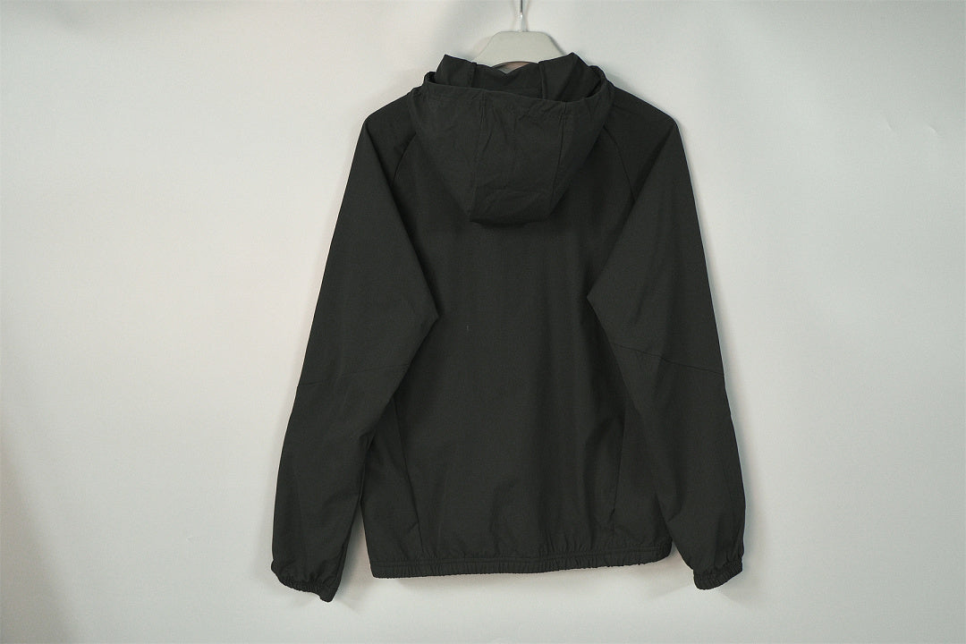 LIVERPOOL 2026/27 HOODED WINDBREAKER JACKET - Black - back