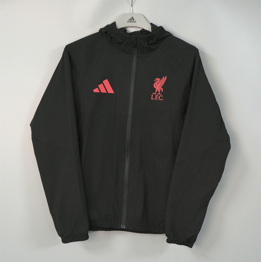 LIVERPOOL 2026/27 HOODED WINDBREAKER JACKET - Black - front