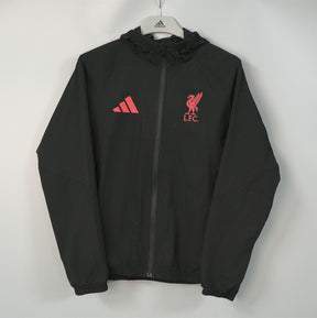 LIVERPOOL 2026/27 HOODED WINDBREAKER JACKET - Black - front