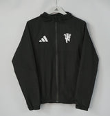 MANCHESTER UNITED 2026/27 HOODED WINDBREAKER JACKET - Black - front