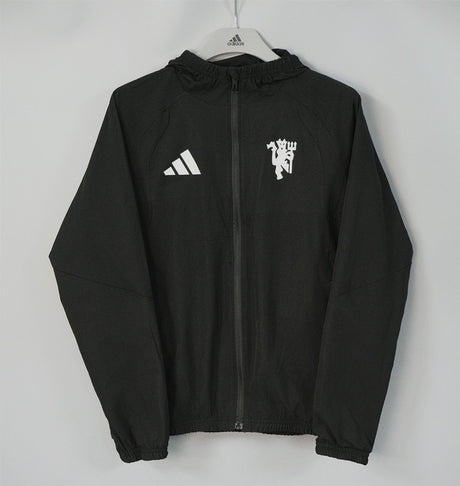 MANCHESTER UNITED 2026/27 HOODED WINDBREAKER JACKET - Black