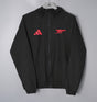 ARSENAL 2026/27 HOODED WINDBREAKER JACKET - Black - front