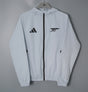 ARSENAL 2026/27 HOODED WINDBREAKER JACKET - Light Grey - front