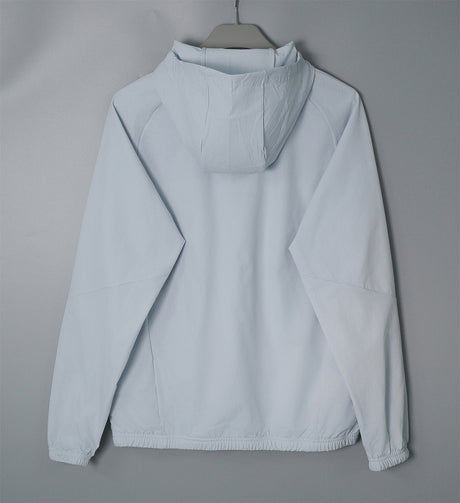 MANCHESTER UNITED 2026/27 HOODED WINDBREAKER JACKET - Light Grey