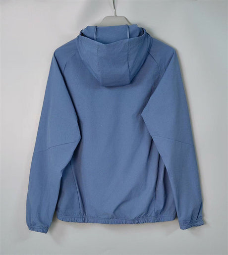 ARSENAL 2026/27 HOODED WINDBREAKER JACKET - Blue Grey