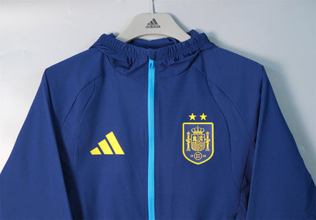 SPAIN 2026/27 HOODED WINDBREAKER JACKET - Royal Blue