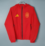SPAIN 2026/27 HOODED WINDBREAKER JACKET - Red - front