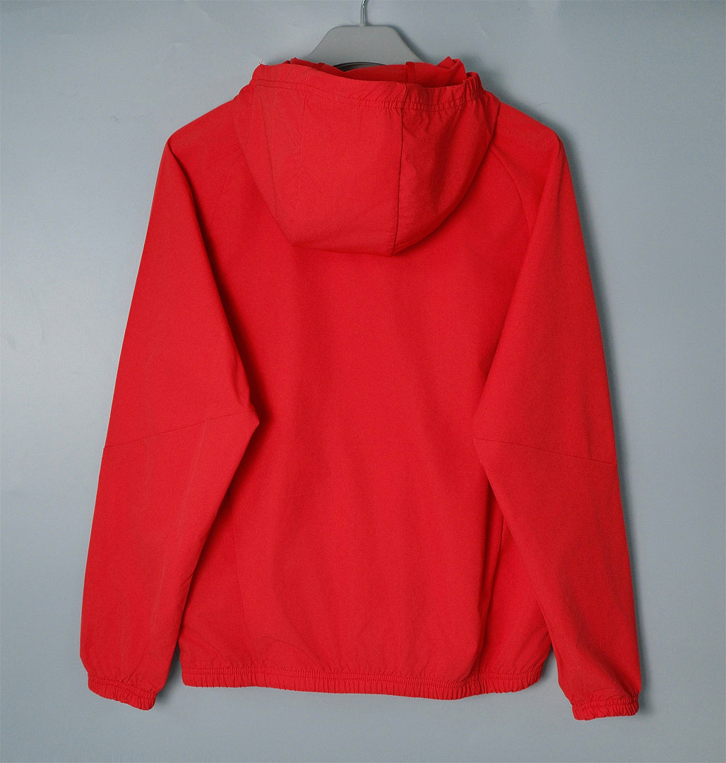 LIVERPOOL 2026/27 HOODED WINDBREAKER JACKET - Red - back