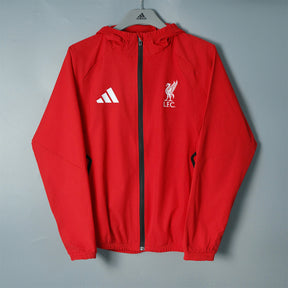 LIVERPOOL 2026/27 HOODED WINDBREAKER JACKET - Red - front