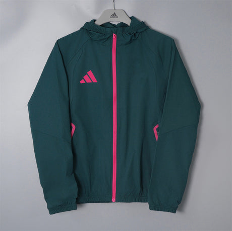 ADIDAS 2026/27 CORTAVIENTOS CON CAPUCHA - Verde Oscuro