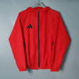 ADIDAS 2026/27 HOODED WINDBREAKER JACKET - Red - front