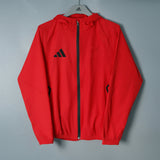 ADIDAS 2026/27 HOODED WINDBREAKER JACKET - Red - front