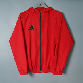 ADIDAS 2026/27 HOODED WINDBREAKER JACKET - Red - front