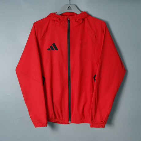 ADIDAS 2026/27 CORTAVIENTOS CON CAPUCHA - Rojo