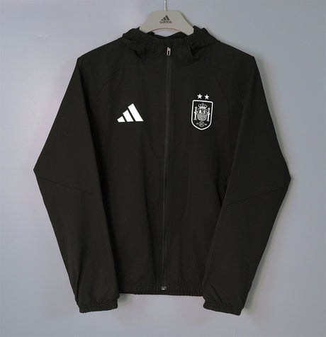 SPAIN 2026/27 HOODED WINDBREAKER JACKET - Black