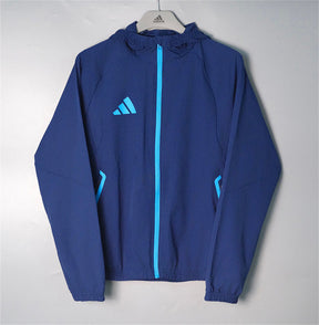 ADIDAS 2026/27 HOODED WINDBREAKER JACKET - Royal Blue - front