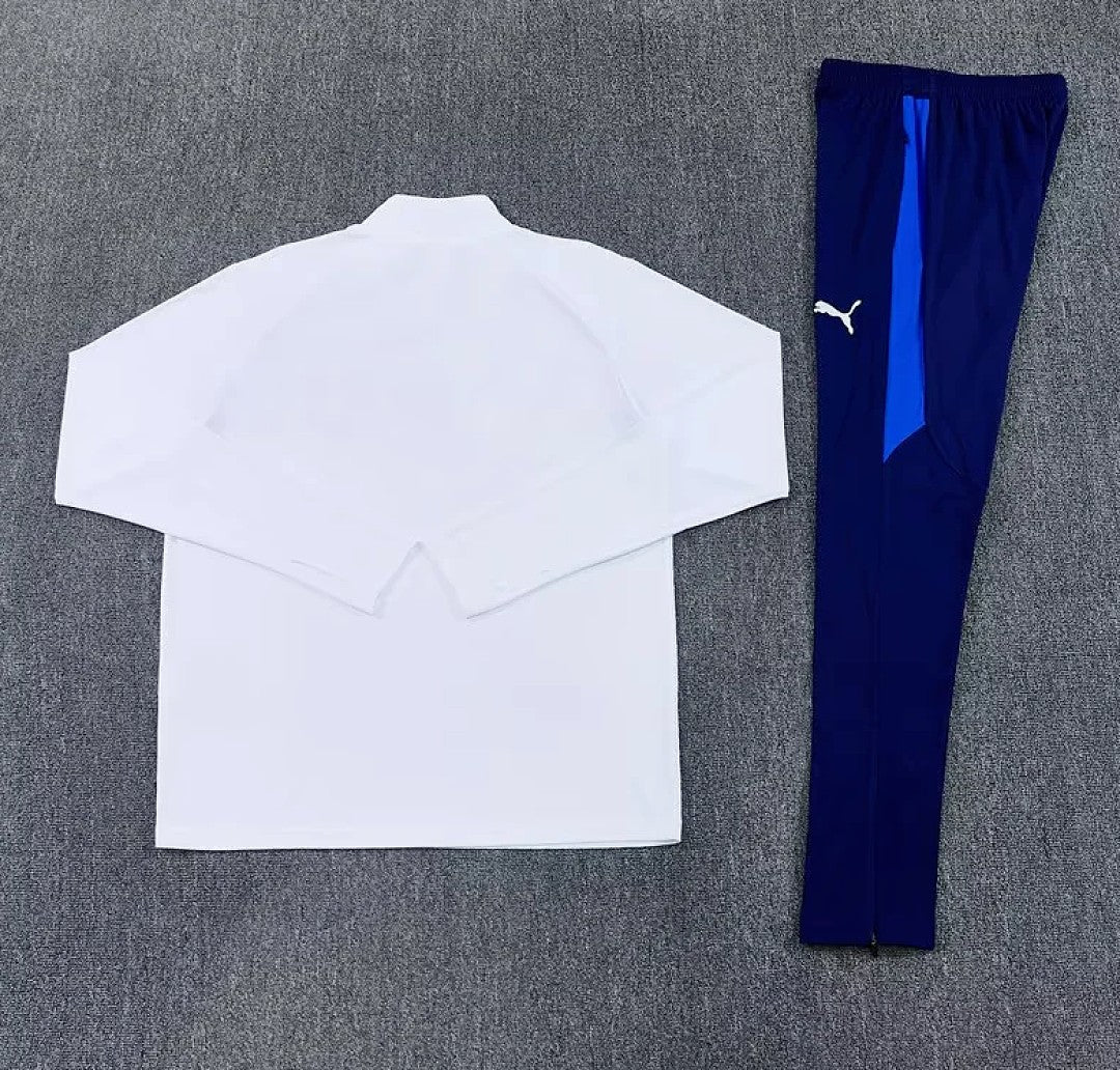 MARSEILLE 2026/27 TUTA BAMBINO - Bianco, Blu