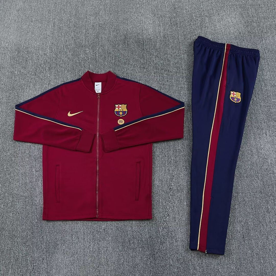 BARCELONA 2026/27 TRACKSUIT KIDS - Dark Red