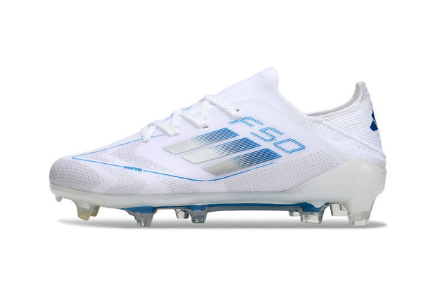 Adidas F50 Kids FG - White/Blue