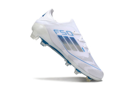 Adidas F50 Bambino FG - White/Blue