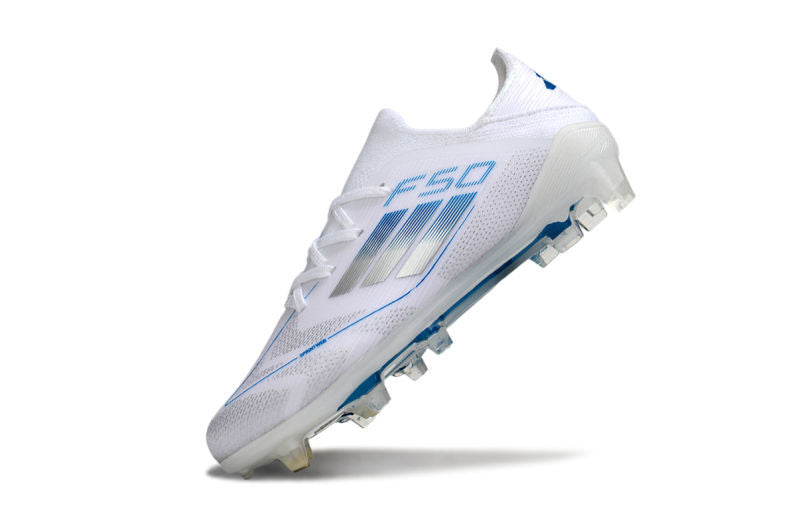 Adidas F50 Kids FG - White/Blue